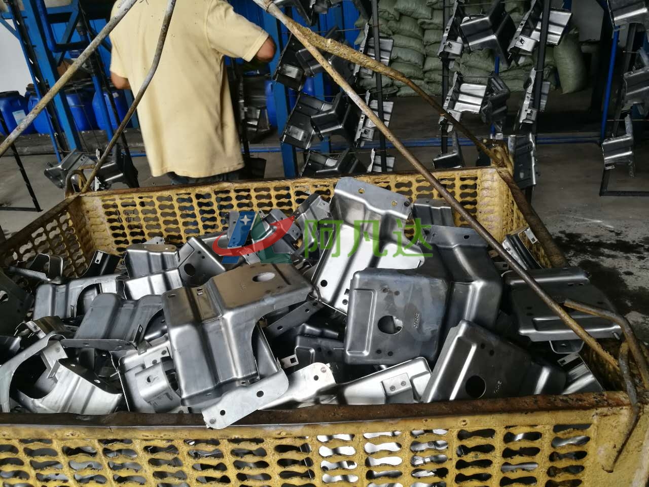 硅烷處理劑應用現場